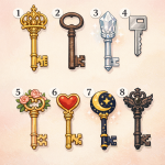 Elixe unha chave e descobre o teu talento oculto: test visual de personalidade